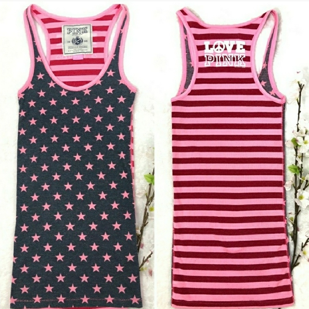 Pink 4th of July tank